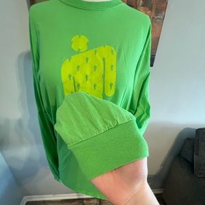 BILLIE EILISH Merch Neon Green Long Sleeve Shirt